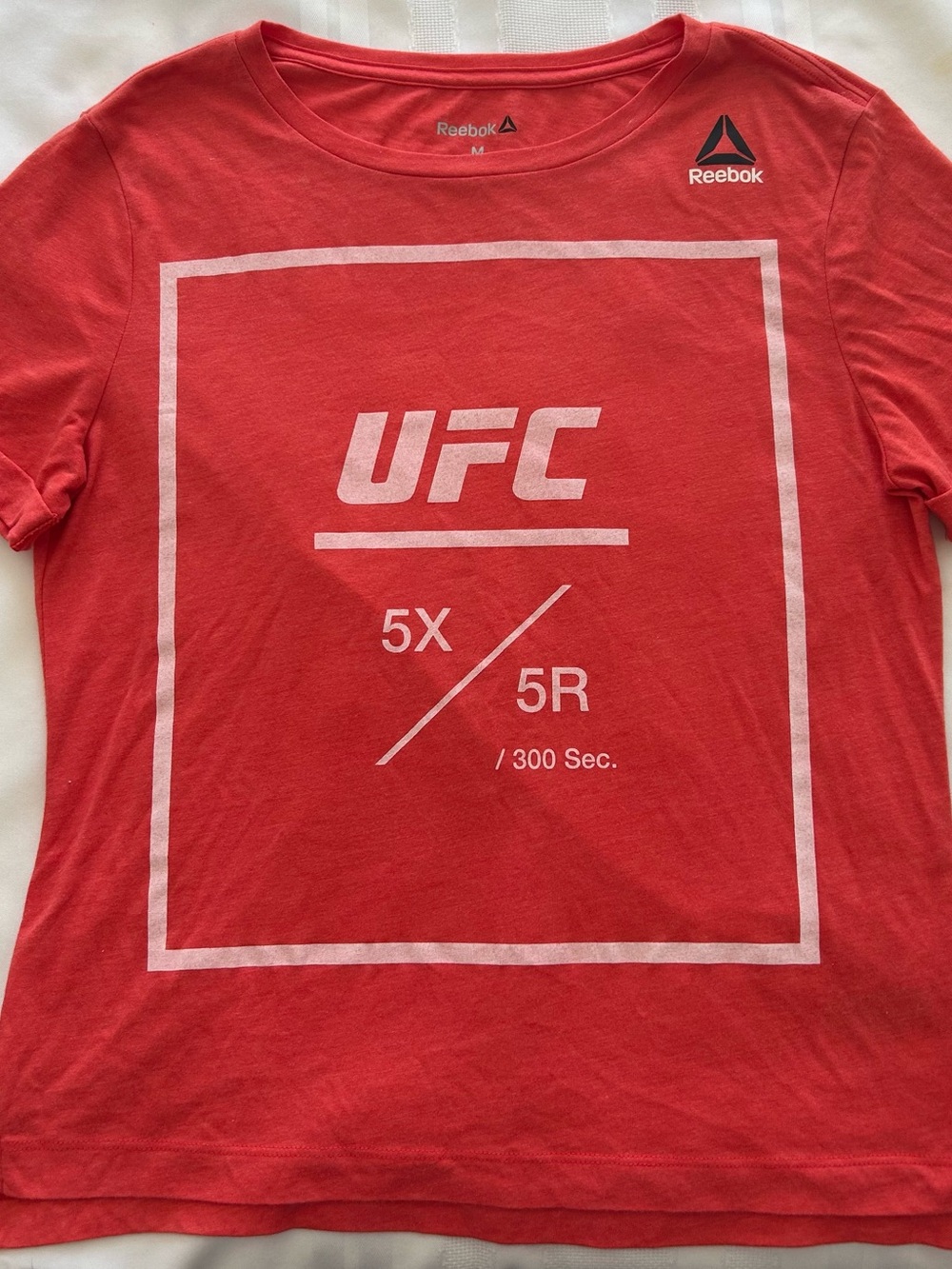 Reebok Red Women’s UFC Graphic Short Sleeve Tee